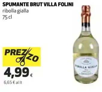 Coop Spumante Brut Villa Folini 75 cl offerta