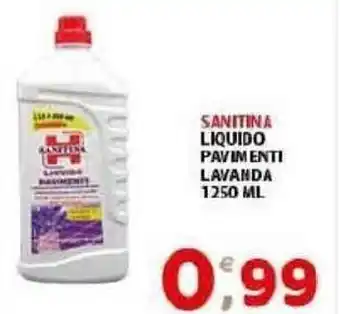 Mio Market Sanitina Liquido Pavimenti Lavanda 1250ml offerta