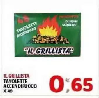 Il Grillista Tavolette Accendifuoco x 48
