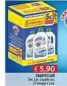 Acqua & Sapone Chanteclair Detersivo Lavatrice Liquido 23 Lavaggi offerta