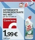 Coop Wc net Detergente Disincrostante Gel offerta