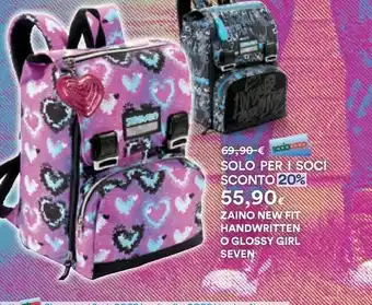Coop Seven Zaino New Fit Handwritten offerta