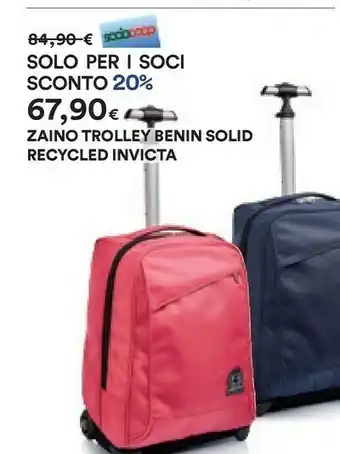 Coop Invicta Zaino Trolley Benin Solid offerta