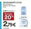 Coop Lycia Deodoranti Vapo Original offerta