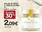 Coop Il pesto di prà Salsa Di Noci offerta