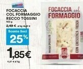 Coop Tossini Recco - Focaccia All'Olio D'Oliva 150 G(ml) offerta