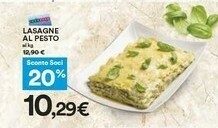 Coop Lasagne Al Pesto offerta