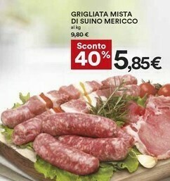 Coop Grigliata Mista Di Suino Mericco offerta