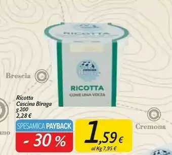 Carrefour Market Cascina Biraga Ricotta offerta