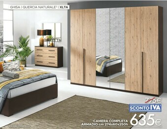 Mondo Convenienza Camera Completa Armadio offerta