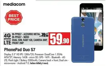 Vobis Mediacom Phonepad Duo S7 offerta