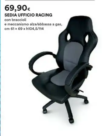 Coop Sedia Ufficio Racing offerta