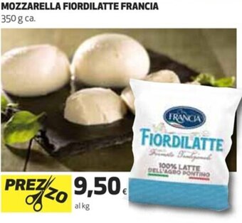 Coop Mozzarella Fiordilatte Francia 350 g ca. offerta