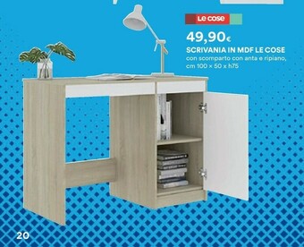 Coop Le Cose Scrivania In Mdf offerta