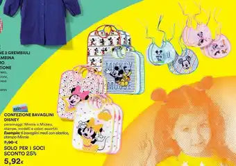 Coop Disney Confezione Bavaglini offerta