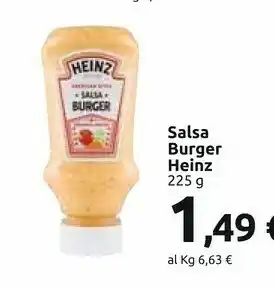 Carrefour Heinz Salsa Burger offerta