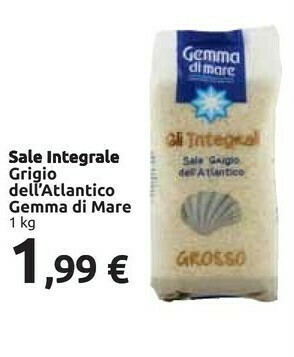 Carrefour Gemma di mare Sale Integrale Grigio Dell'atlantico offerta
