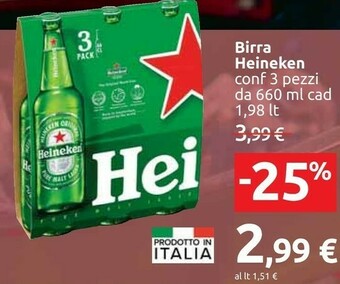 Carrefour Heineken Birra offerta