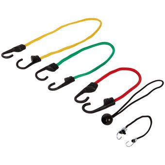 Cordini Elastici Con Ganci - 20 Pezzi Da 40 Cm | Cinghie Elastiche Per Teloni, Tende Da Campeggio E Fissaggi - Foto 3