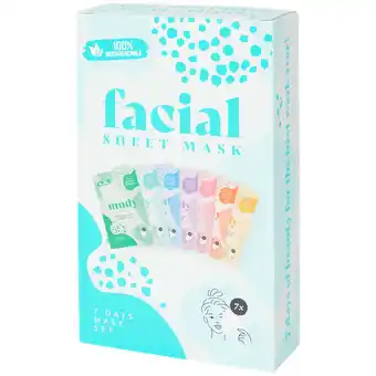 Action Maschere viso kit settimanale offerta