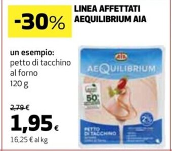 Coop AIA Linea Affettati Aequilibrium 120 g offerta