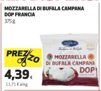 Coop Mozzarella Di Bufala Campana DOP Francia 375 g offerta