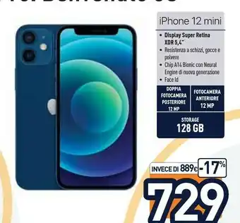 Apple IPhone 12 Mini 128GB - Blu