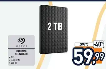 Seagate Hard Disk STEA2000400