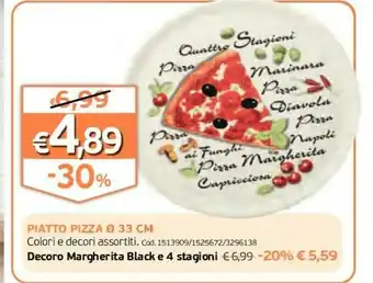 4 stagioni Servizio piatti