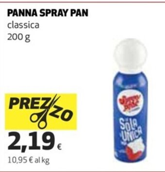 Coop Panna Spray Pan 200 g offerta