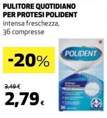 Coop Polident Pulitore Quotidiano Per Protesi 36 compresse offerta