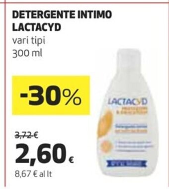 Coop Lactacyd Detergente Intimo 300 ml offerta