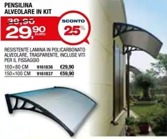 Bricofer Pensilina Alveolare in Kit offerta