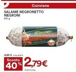 Coop Negroni Negronetto 210 G(ml) offerta