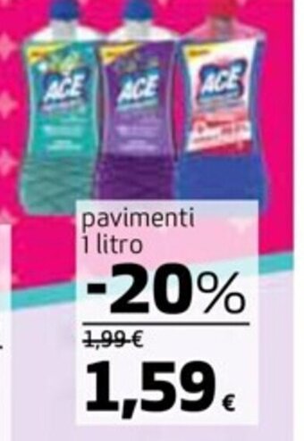 Coop Ace Pavimenti 1 litro offerta