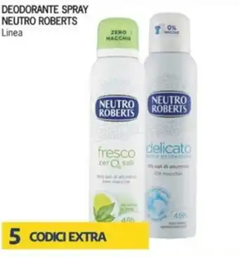 Iper Tosano Neutro Roberts Deodorante Spray offerta