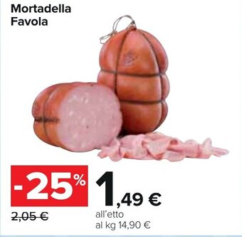 Carrefour Mortadella Favola offerta