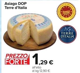 Carrefour Asiago DOP Terre d'Italia offerta