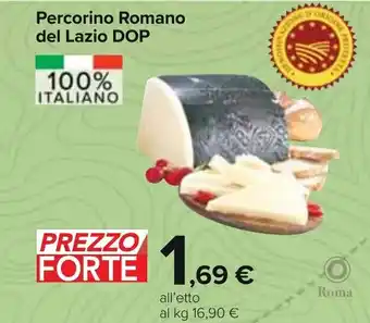 Carrefour Percorino Romano del Lazio DOP offerta