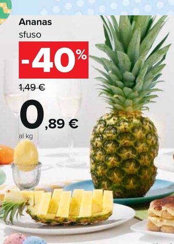 Carrefour Ananas sfuso offerta