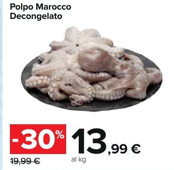Carrefour Polpo Marocco Decongelato offerta