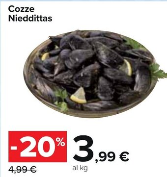 Carrefour Cozze Nieddittas offerta