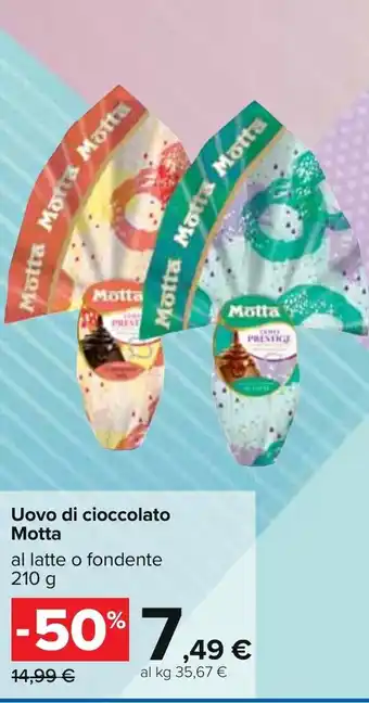 Carrefour Motta Uovo di Cioccolato 210 g offerta