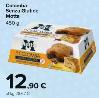 Carrefour Motta Colomba Senza Glutine 450 g offerta