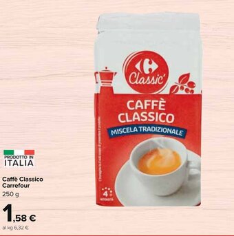 Carrefour Carrefour Caffè Classico 250 g offerta