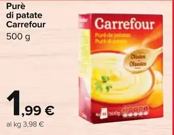 Carrefour Carrefour Purè di patate 500 g offerta