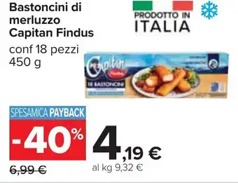Capitan Findus Bastoncini di Merluzzo 450 g