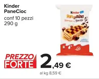 Carrefour Kinder PaneCioc 290 g offerta
