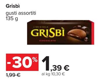 Grisbì gusti assortiti 135 g