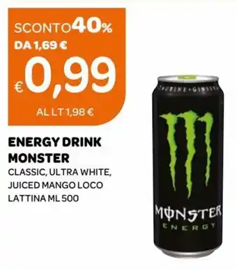 Ekom Monster Energy Drink ml 500 offerta